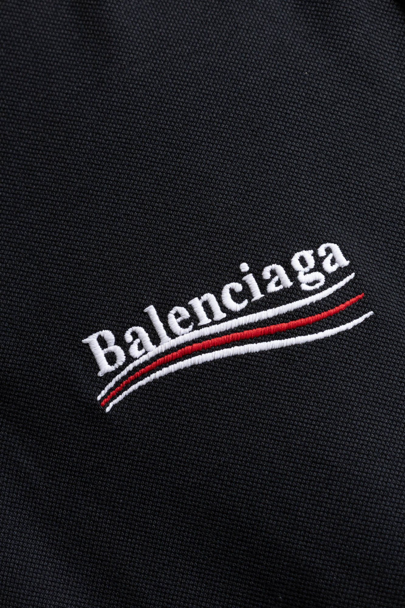 Tシャツ・カットソー BALENCIAGA Logo embroidery polo shirt (833244TSVN9 8737) Balenciaga Logo Embroidery Polo Shirt - Blue | 833244TSVN98737